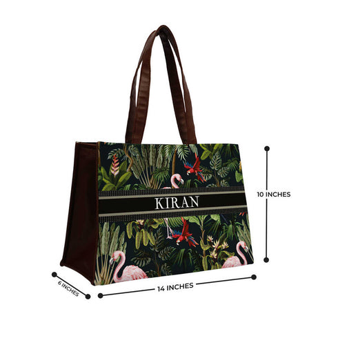 Personalised Animal Printed Handheld Box Bag - Uncommongifts.in