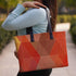 Orange shade print Women's Office Bag - Uncommongifts.in