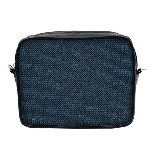 Customized Navy Blue Striped Sling Bag - Uncommongifts.in