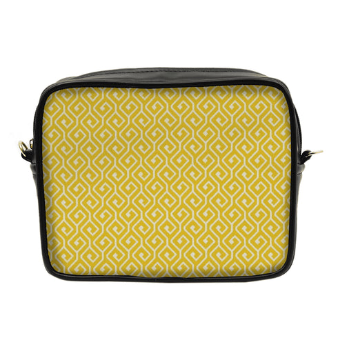 Customized Yellow Striped Sling Bag - Uncommongifts.in