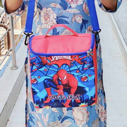 Personalised Cartoon Printed Kids Lunch Bag