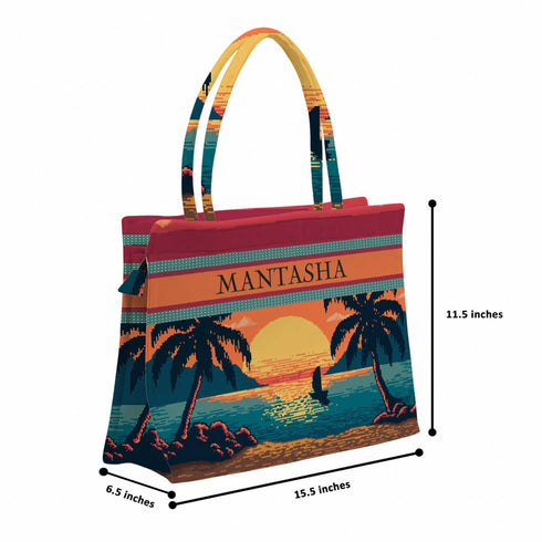 Beach Box Tote Bag Stylish and Practical Beach Companion - Uncommongifts.in