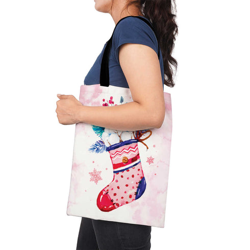 Christmas Shocks - Christmas Theme Printed Tote Bag - Uncommongifts.in