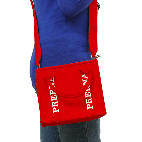 Red Woody Personalised Handled Tote Bag - Uncommongifts.in