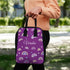 Purple Personalised Travel Canvas Lunch Bag - Uncommongifts.in