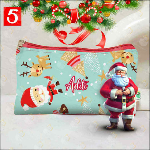 Personalised Pencil Pouch for Christmas
