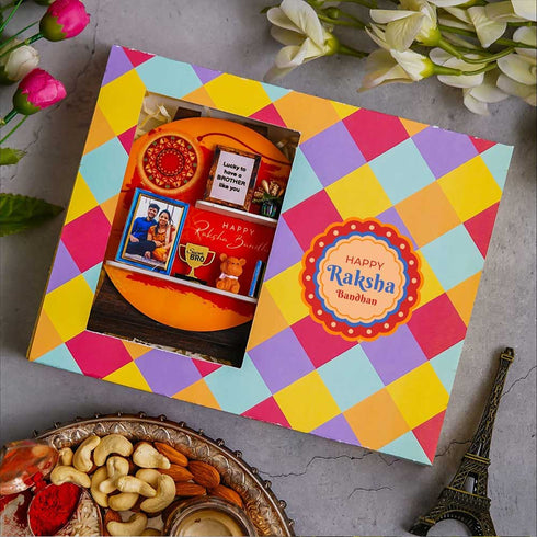 Personalised Wallet Rakhi Gift Combo