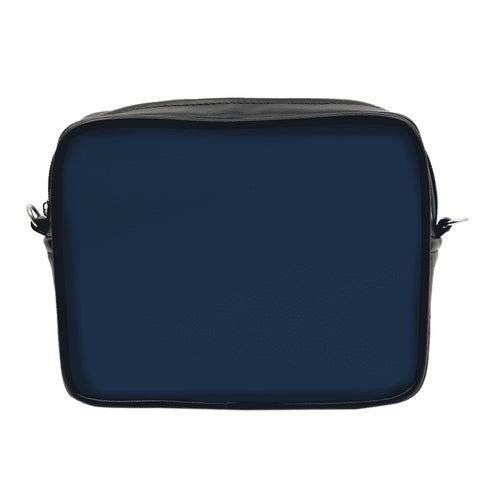 Navy Blue Customized Red Striped Sling Bag - Uncommongifts.in