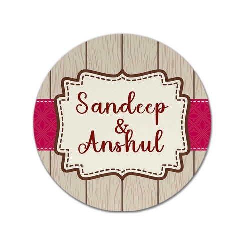 Personalised Round Wall Hanging - Uncommongifts.in
