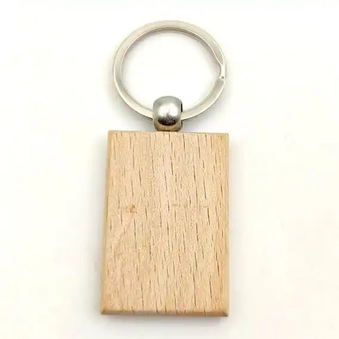 Personalised Wooden Keychain