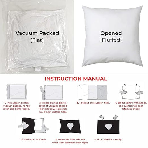 Santa Belt Christmas Printed Cushion - Uncommongifts.in