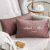 Personalised Velvet Couples Name Pillow
