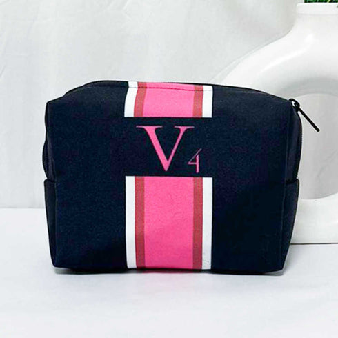 Personalised Pink Strap Printed Box Bag Combo Gift Set