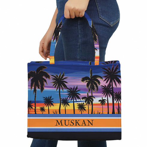Women Beach Box Tote Bag Stylish and Practical Beach Companion - Uncommongifts.in