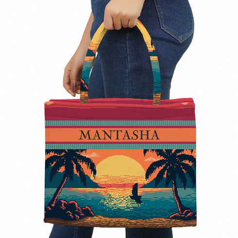 Beach Box Tote Bag Stylish and Practical Beach Companion - Uncommongifts.in