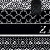 Black and White Stripes Printed Canvas and PU Laptop Bag - Uncommongifts.in