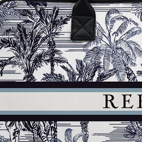 Customized Animal Printed Canvas and PU Laptop Bag - Uncommongifts.in