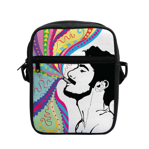 Multicolor Printed Personalised Men Sling Bag - Uncommongifts.in