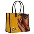 Personalised Beautiful Girl Printed Box Tote Bag - Uncommongifts.in