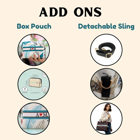 Personalised Animal Printed Handheld Box Bag