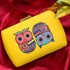 Yellow Owl Printed Customized Clutch - Uncommongifts.in