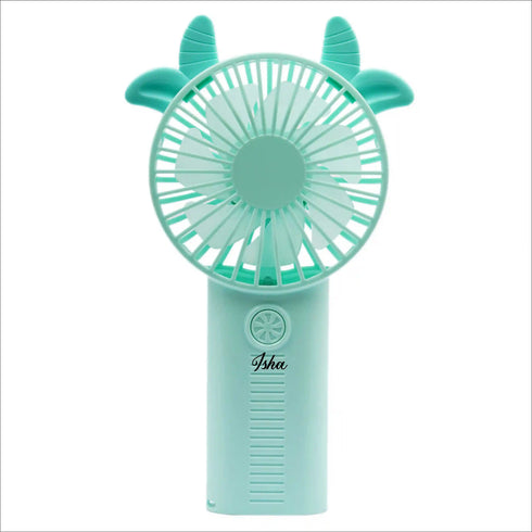 Fun and Functional Green Face Fan