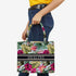 Vibrant Leaf Printed Customised Box Tote Bag - Uncommongifts.in