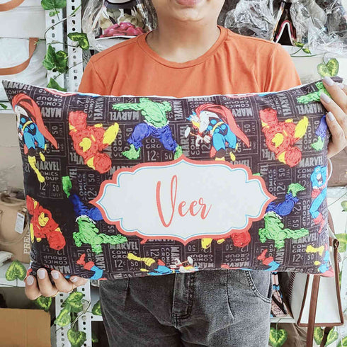 Personalized Cartoons Printed Kids Pillow