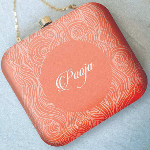 Capricorn Sun Sign Customized Clutch with Name - Uncommongifts.in