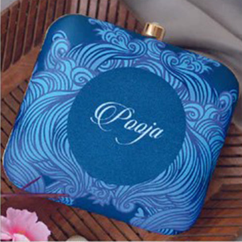 Cancer Sun Sign Customized Clutch with Name - Uncommongifts.in