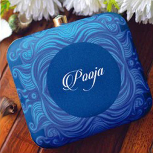 Pisces Sun Sign Customized Clutch with Name - Uncommongifts.in