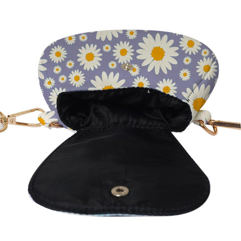 Personalised Floral Printed Sling Bags for Kids