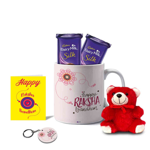 Happy Raksha Bandhan Mug Gift Set Combo - Uncommongifts.in