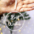Personalised Best Wishes Ornaments for Christmas