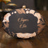 The Floral Customized Black Clutch - Uncommongifts.in
