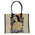 Personalised Beautiful Girl Printed Box Tote Bag - Uncommongifts.in
