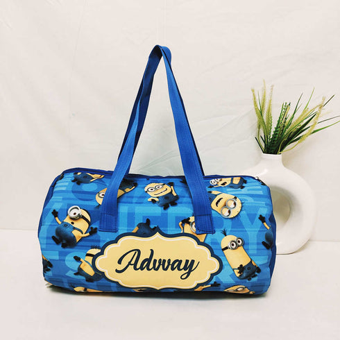 Personalized Cartoon Printed Kids Duffle Bag Gift Combo