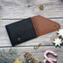 Personalised 3 Fold Men's Wallet With Charm - Brown & Black - Uncommongifts.in