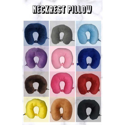 Personalised Red Printed Kids Neck Pillow Combo