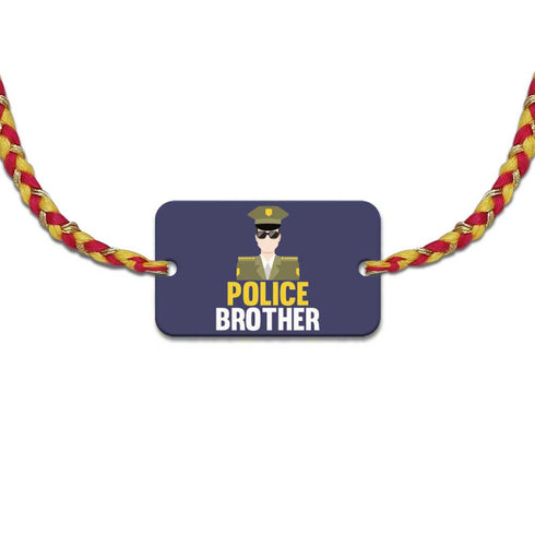 Police Brother Rakhi Gift Combo - Uncommongifts.in