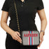 Customized Grey Striped Sling Bag - Uncommongifts.in