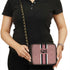 Pink Canvas Personalized Striped Sling Bag - Uncommongifts.in