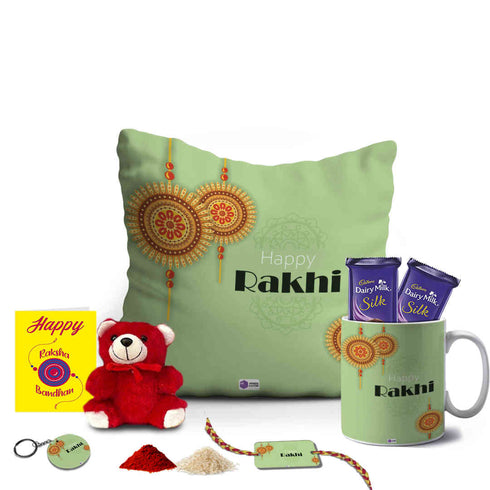Happy Rakhi Printed Gift Combo - Uncommongifts.in