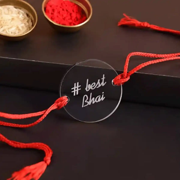 Acrylic Best Bhai Rakhi