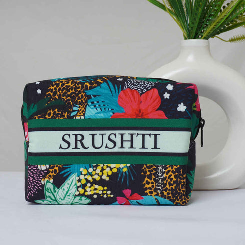 Wild Flora Name Print pouch
