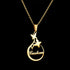 Personalised Butterfly & Round Design Pendant - Uncommongifts.in