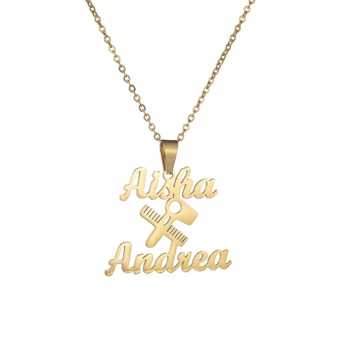 Personalised Name Comb Dryer Pendant - Uncommongifts.in