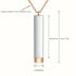 Silver Plated Personalized 3D Bar Pendant - Unisex