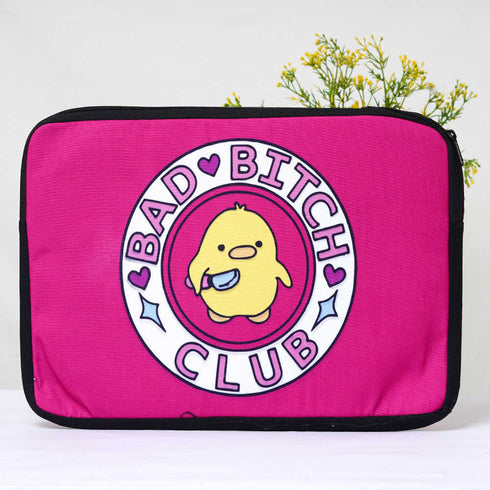 Bad Bitch Club Printed Laptop Sleeve/Cover 15 inch