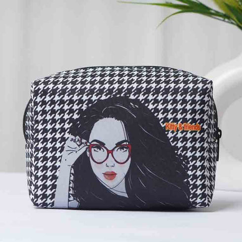 Beautiful Girl Printed Personalised Box Pouch - Uncommongifts.in